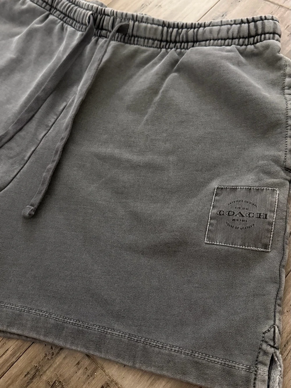 CoachGray Athletic Drawstring Shorts